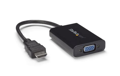 Hdmi To Vga Adapter W Audio Hdmi And Dvi Video Adapters