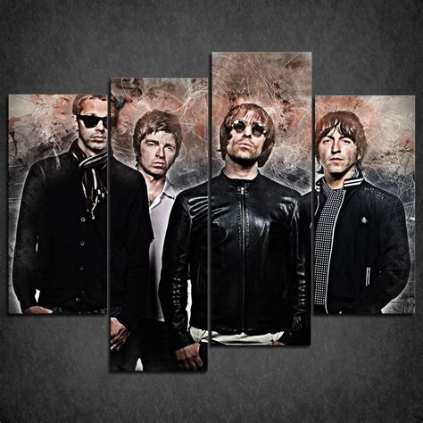 Oasis were an english rock band formed in manchester in 1991. OASIS MUSIC BAND GRUNGE CASCADE CANVAS PRINT WALL ART ...