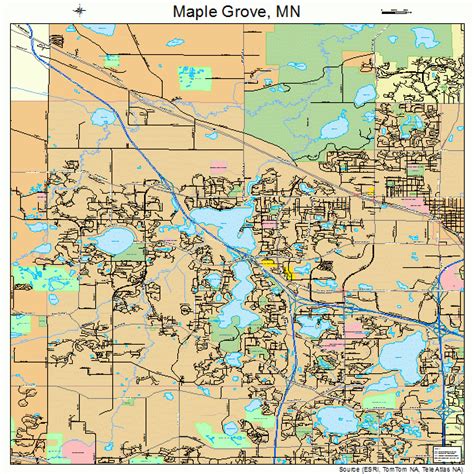 Maple Grove Minnesota Street Map 2740166