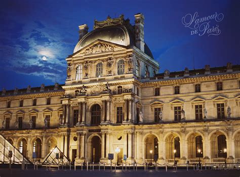 Louvre At Night Lamour De Paris English Speaking Photographers