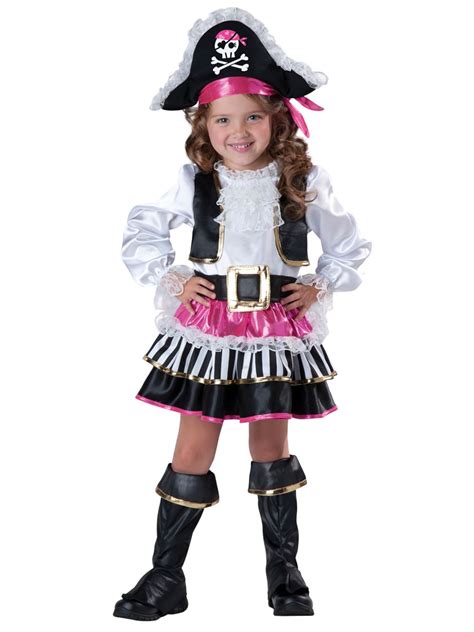 Kids Pirate Girl Deluxe Toddler Costume 4499 The Costume Land