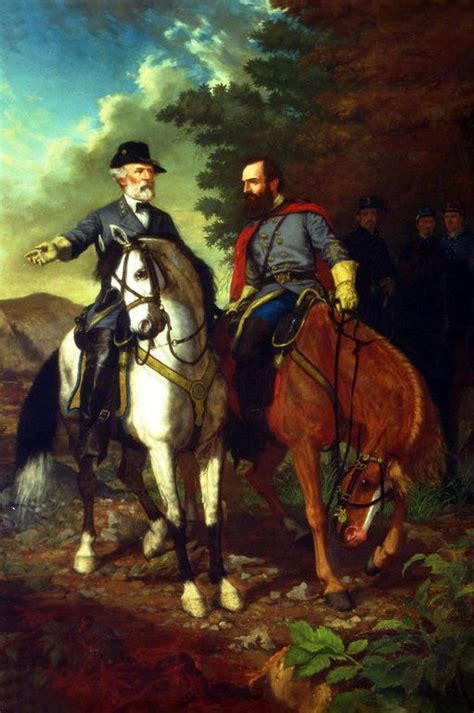 The Last Meeting Of Robert E Lee And Stonewall Jackson Oil Painting