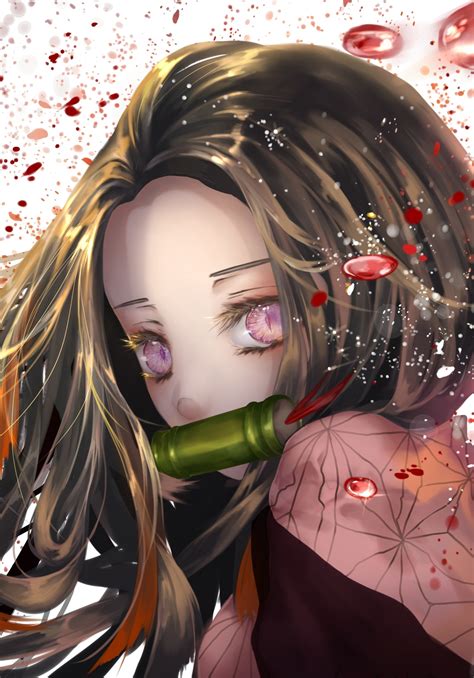 1668x2388 Resolution Nezuko Kamado Kimetsu No Yaiba Art 1668x2388