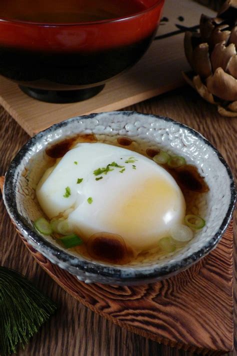 Onsen Tamago Recipe Japanese Slow Poached Egg Onsen Tamago Recipes Food