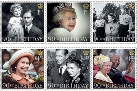 The Queen Prince Charles William And George Pose For New Postage