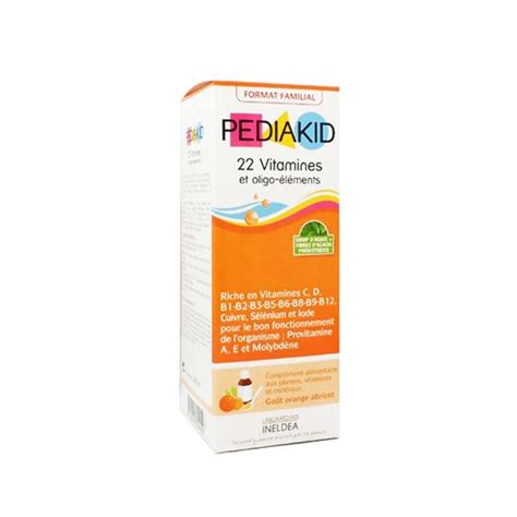 Pediakid 22 Vitaminas Y Oligoelementos Para Niños 125ml