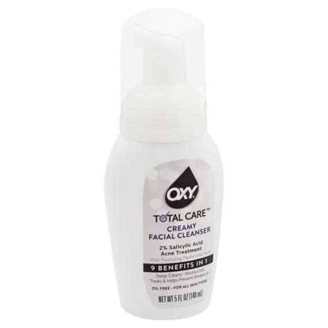 Oxy Total Care Creamy Facial Cleanser Acne Treatment 5 Fl Oz