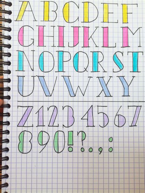 Hand Lettering Alphabet Fonts And Practice Guide