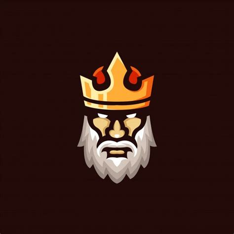 Premium Vector King Logo Mascot Illustration King Logo Mascot