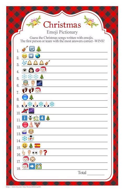 Printable Christmas Party Games