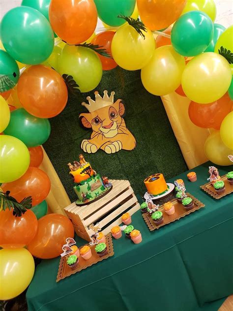 Pin By Jordan Campbell On Carters Bday Lion King Party Decorations
