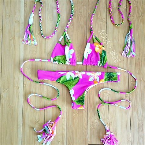 plumeria x maui aqua bikini swimsuits bathing suits