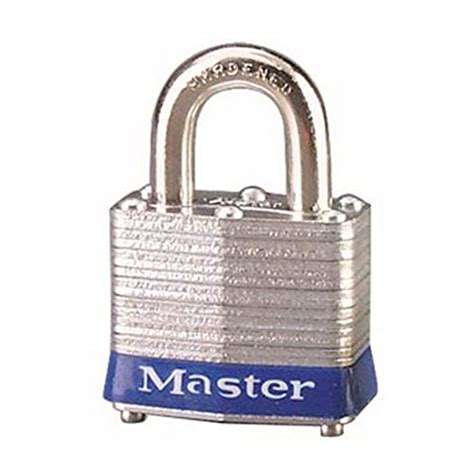 Master Lock 3blu Laminated Steel Lockout Tagout Safety Padlock With Key