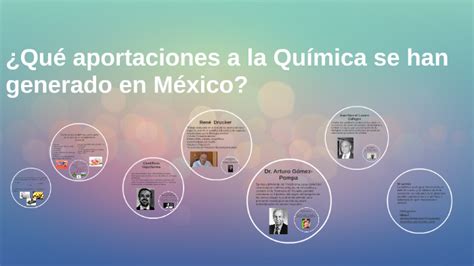 ¿qué Aportaciones A La Química Se Han Generado En México By Ana Luisa