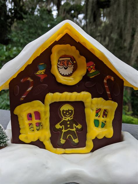 1960's blow mold Gingerbread House lamp Regency | Etsy