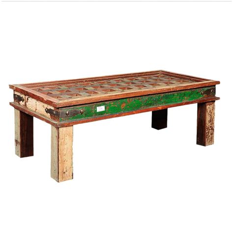 Check spelling or type a new query. Rustic Coffee Table French Quarter Reclaimed Wood Lattice Top