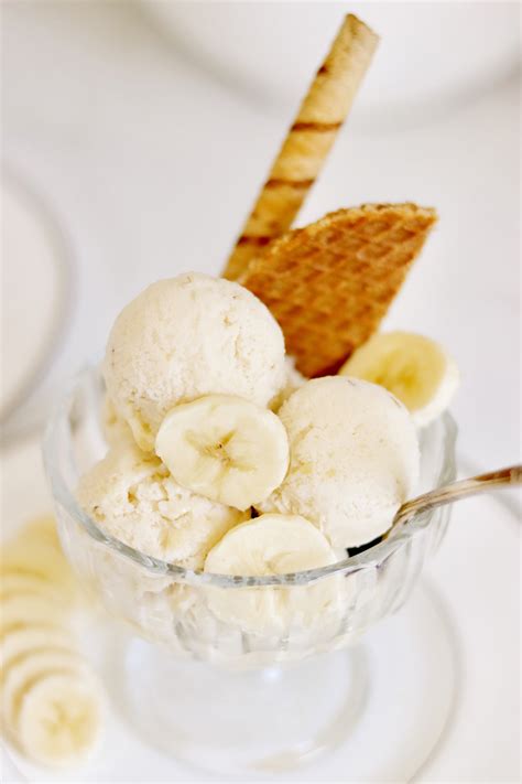 Add the vanilla last and mix in. Jeff's Homemade Banana Ice Cream Recipe - KristyWicks.com