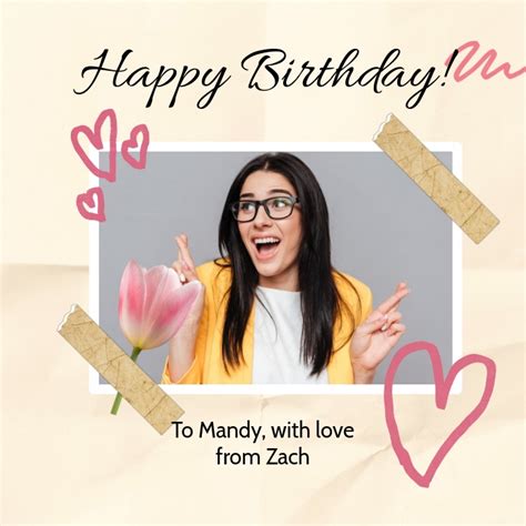 Creative Happy Birthday Instagram Post Template Postermywall