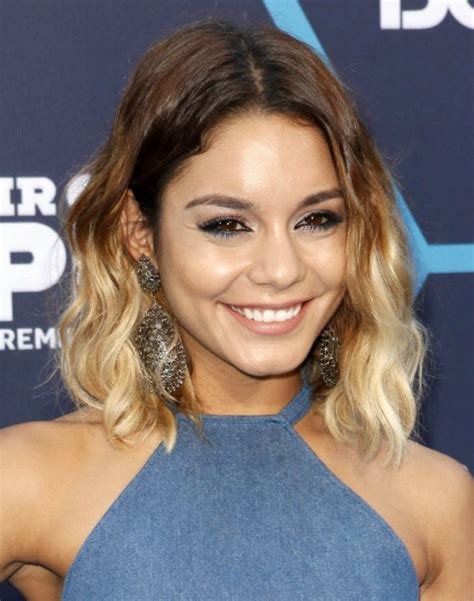 Vanessa Hudgens Brown To Blonde Ombré Look Created With A Hair Piece