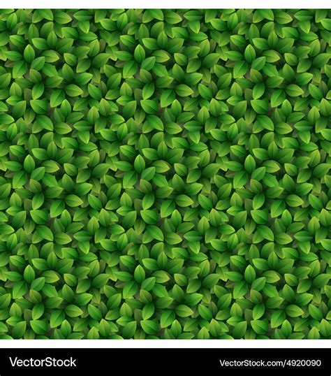 Leaves Seamless Texture Background Royalty Free Vector Image