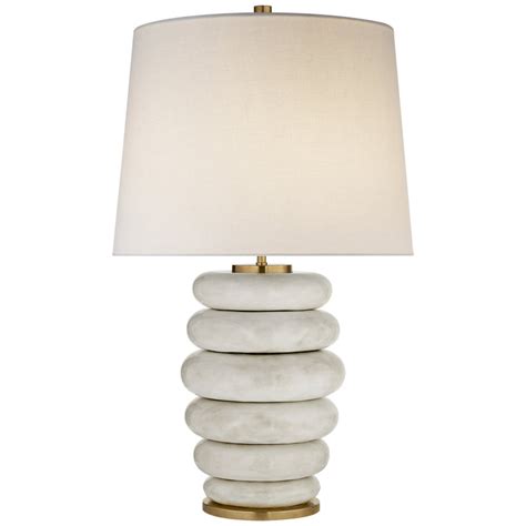 Visual Comfort Kw 3619awc L Kelly Wearstler Phoebe Stacked Table Lamp