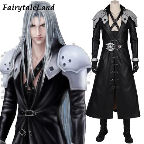 Final Fantasy 7 Remake Sephiroth Cosplay Costume Halloween Video Game