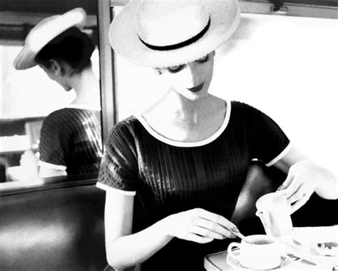 Lillian Bassman Carmen Having Tea Circa 1950