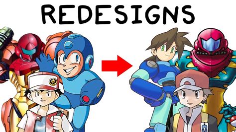 Character Redesigns In Video Games Youtube