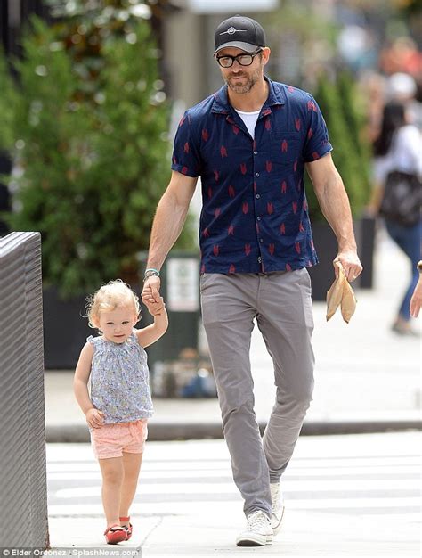 Ryan Reynolds Dotes On One Year Old Daughter Inez As He Carries Toddler