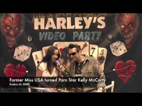 Former Miss USA Turned Porn Vixen Kelly McCarty At The 2009 Erotica LA