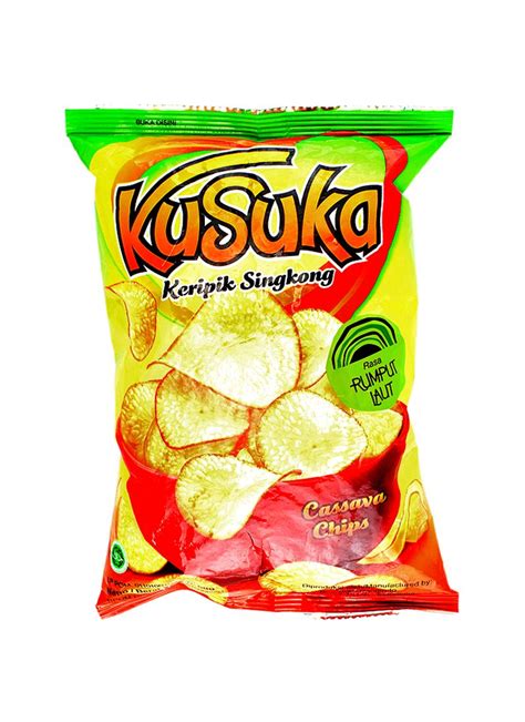 Keripik singkong cassava chips are thin chips with a crunchy texture and sprinkled with special maicih spices. Kusuka Keripik Singkong Rumput Laut Pck 60G | KlikIndomaret