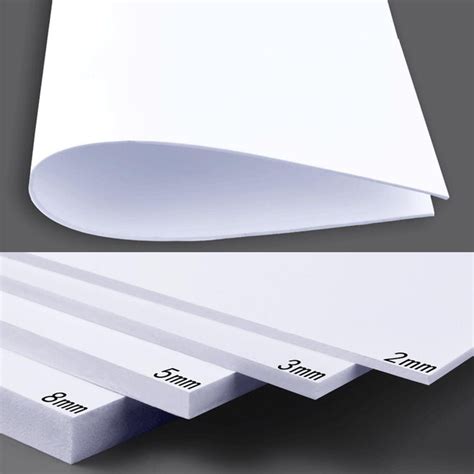 PVC Foam Board Plastic Model Pvc Foam Sheet Board White Color ...