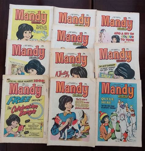 Vintage Comics 10 X Mandy Comics Magazines Vintage Etsy