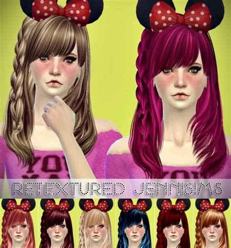 Jenni Sims Butterflysims 090086 Hair Retextured Including Mesh