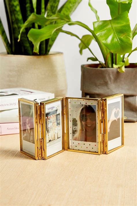 Folding Gold Instax Mini Photo Frame Urban Outfitters Uk