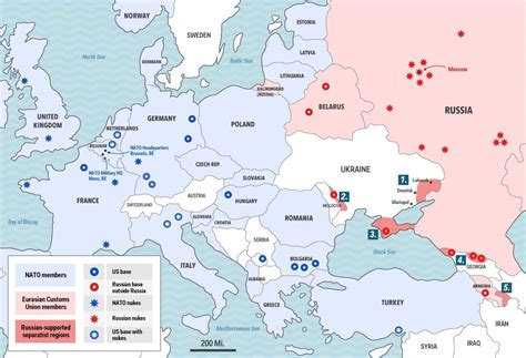 Map Of Us Bases In Europe Map Of World