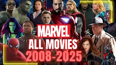 Mcu All Movies From 2008 2025 Whole Mcu In Just Minutes Youtube