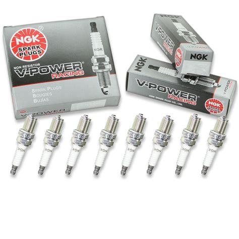 8 Pc Ngk 4091 R5671a 7 V Power Racing Spark Plugs For W5cc W5c W4c2