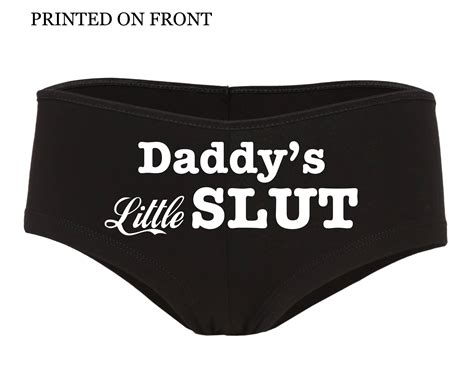 daddy s little slut camisole set 15 color choices matching etsy