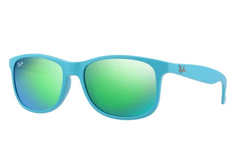 andy sunglasses in turquoise and green ray ban®