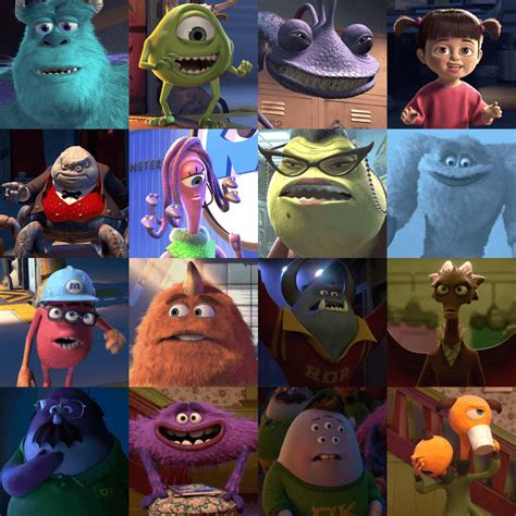 Monsters Inc Character List
