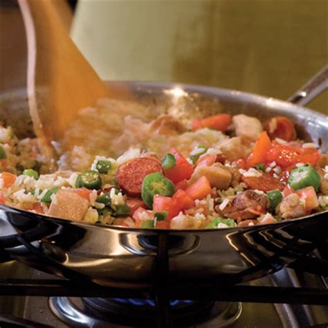 Working in batches of a few pieces at a time (do not crowd the skillet), add the chicken and cook until golden brown, about 12 minutes, turning once. Creole Fried Rice Recipe | MyRecipes