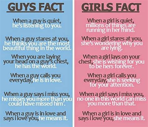 Quotes Republic Guys Fact And Girls Fact