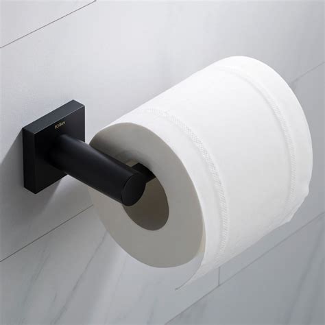 Shop our selection of toilet paper holders and get free shipping on all orders over $99! KRAUS Ventus? Bathroom Toilet Paper Holder, Matte Black ...