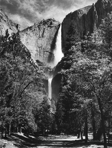 Ansel Adams Yosemite Falls Yosemite National Park California Years Photographs