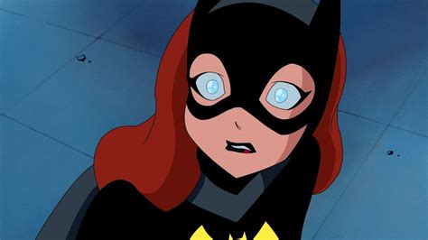 The Animated Batgirl Is Staring Into The Camera