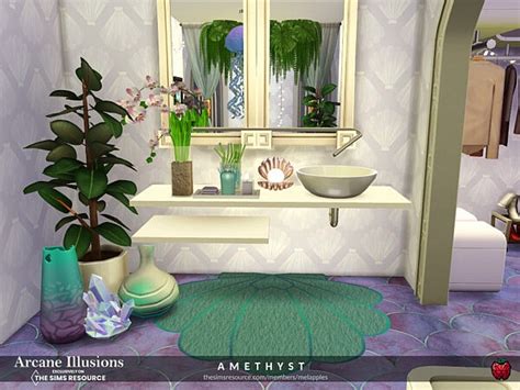 Arcane Illusions Amethyst Bedroom By Melapples From Tsr • Sims 4