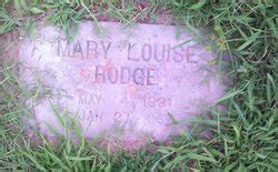 Mary Louise Hodge 1932 1967 Homenaje De Find A Grave