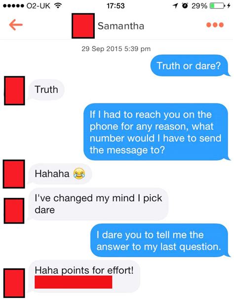 Tinder Users Truth Or Dare Trick Bags Him Plenty Of Numbers Daily Star