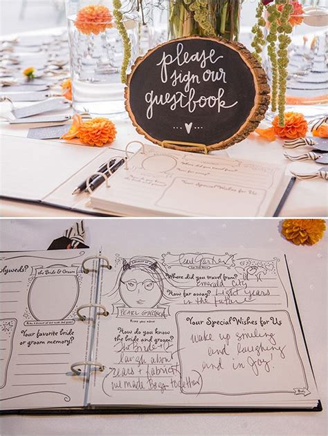 A guest book is kind of an official list of guest who has attended your wedding. Casual and Elegant Fall Wedding | Elegant fall, Fall ...